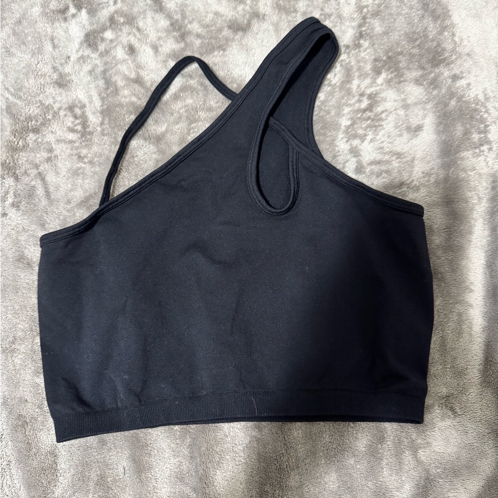 Asymmetrical Black Women's Bralette